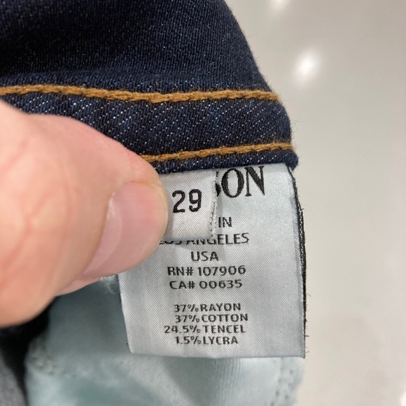 Hudson Jeans Dark Blue Flare Women's Jeans - Picture 10 of 16